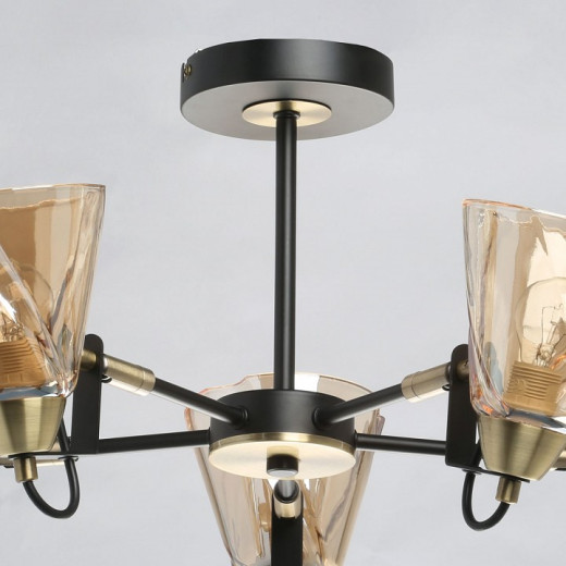 Люстра на штанге DeMarkt Гамбург 25 605016805