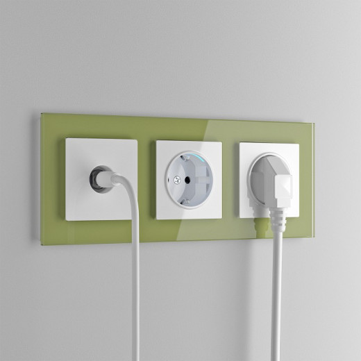 Розетка с заземлением и со шторками, без рамки Werkel белый W1171101