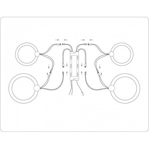 Потолочная люстра Ambrella Light FA FA3811
