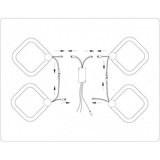 Потолочная люстра Ambrella Light FA FA3819