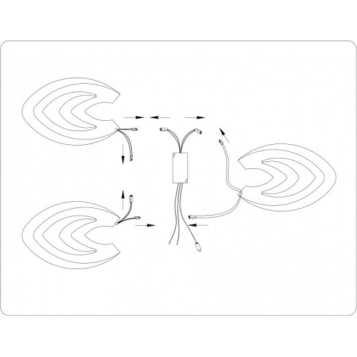 Потолочная люстра Ambrella Light FA FA4545
