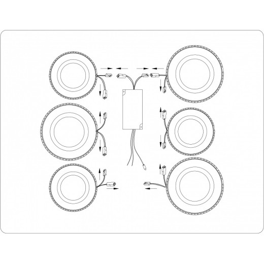 Потолочная люстра Ambrella Light FA FA8872