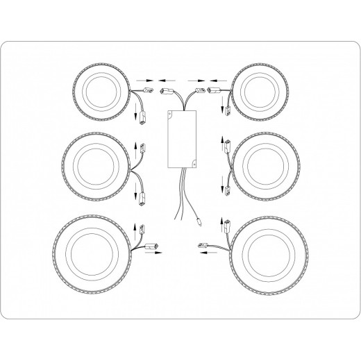 Потолочная люстра Ambrella Light FA FA8874