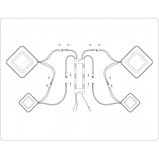 Потолочная люстра Ambrella Light FA FA8878