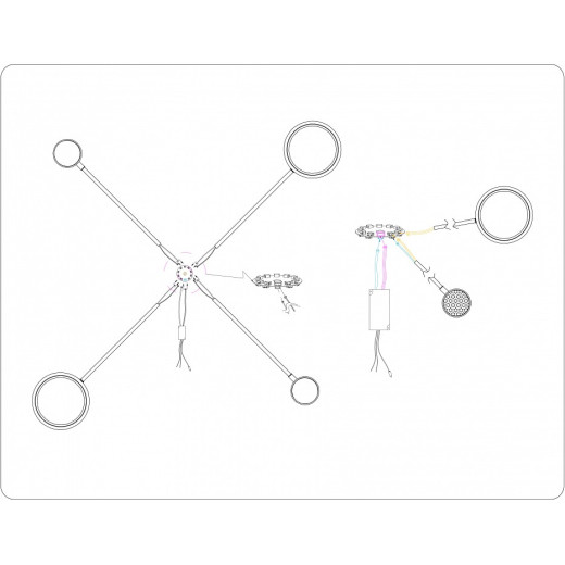 Люстра на штанге Ambrella Light FL FL51632