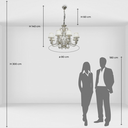 Подвесная люстра Chiaro Валенсия 6 299011608