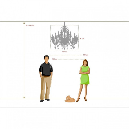 Подвесная люстра Chiaro Барселона 6 313012418