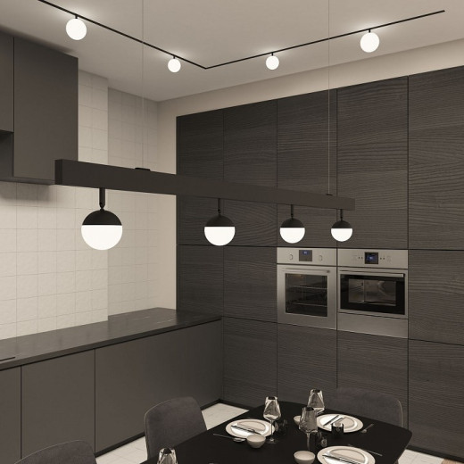 Светильник на штанге Denkirs SMART Мун DK8050-BK