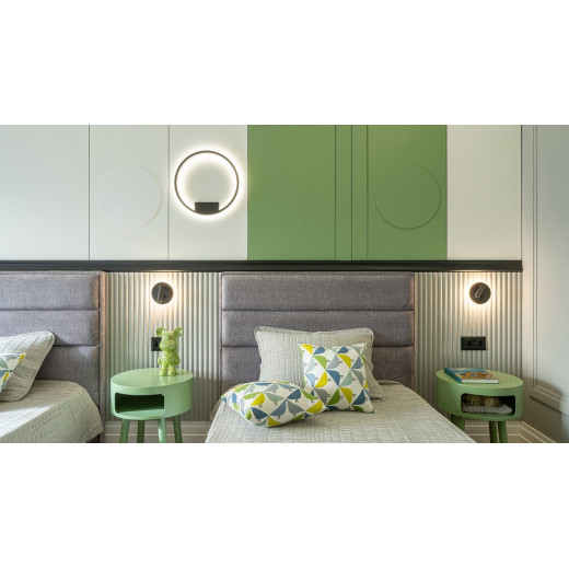 Накладной светильник Maytoni Halo MOD058WL-L25BK