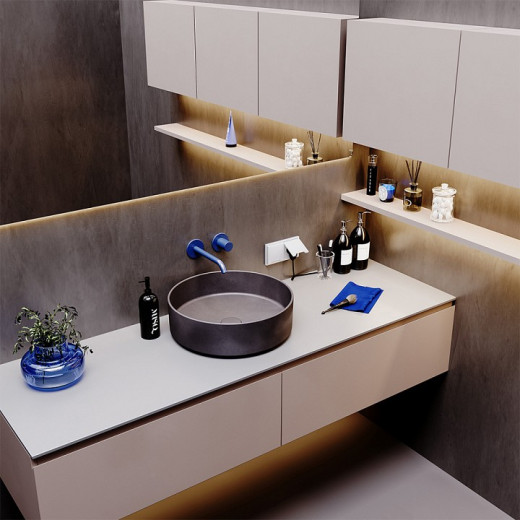 Розетка с заземлением и со шторкой, без рамки с крышкой Voltum S70 VLS040301