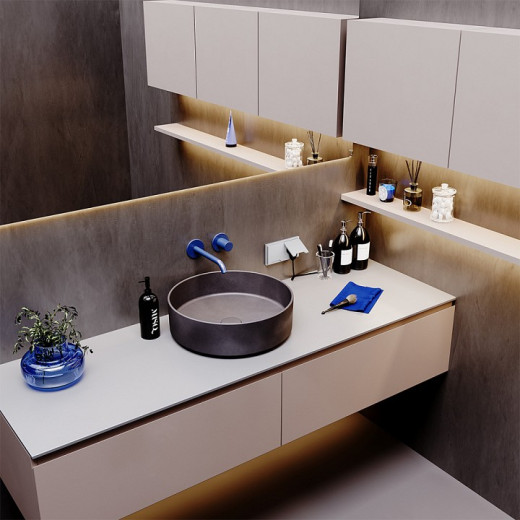 Розетка с заземлением и со шторкой, без рамки с крышкой Voltum S70 VLS040302