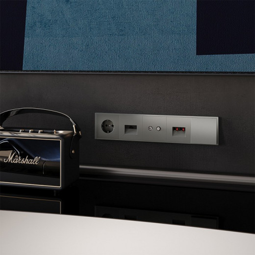 Розетка Ethernet RJ-45 без рамки Voltum S70 VLS060106