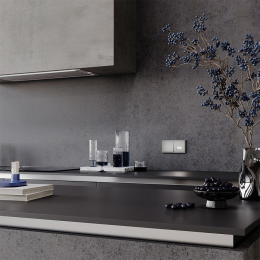 Заглушка для поста с подсветкой, без рамки Voltum S70 VLS070605