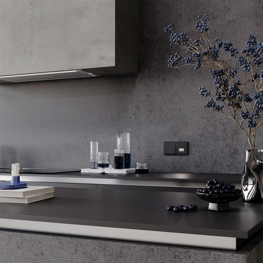 Заглушка для поста с подсветкой, без рамки Voltum S70 VLS070608