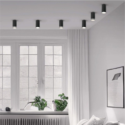 Накладной светильник Wolta BASIC WSL-GU10 WSL-GU10/01BL