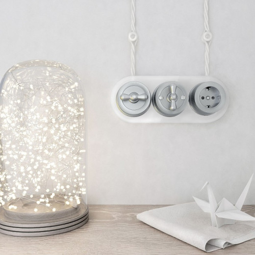 Рамка на 3 поста Werkel Ретро (белый) W0035101