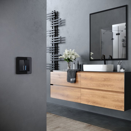 Рамка на 1 пост Werkel Acrylic (черный) W0012708