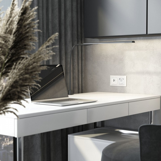 Розетка Ethernet RJ-45 без рамки Werkel белый акрил W1181041