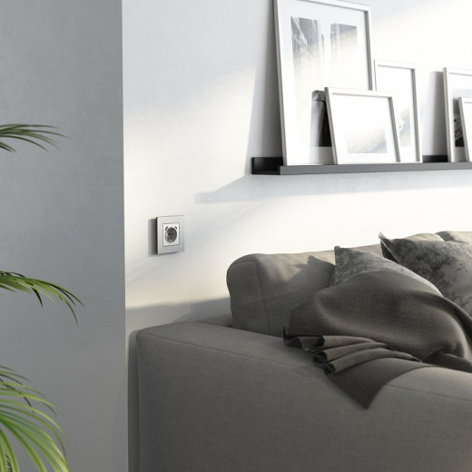 Рамка на 1 пост Werkel AluMax алюминий W0013506