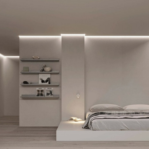 Профиль для контурной подсветки ГКЛ потолка Arlight ARH-CEIL 45554