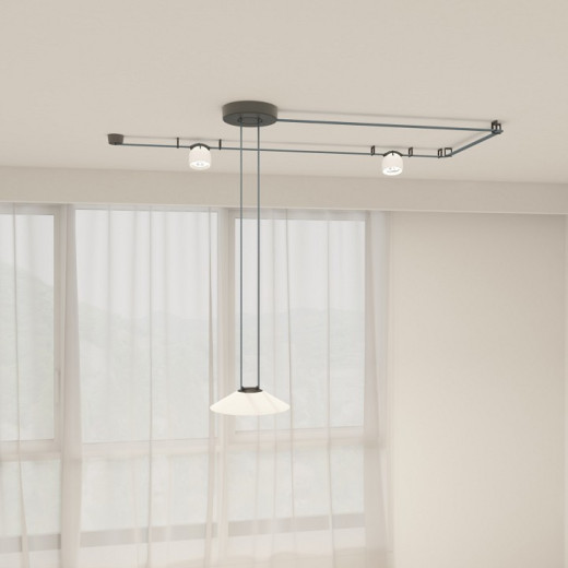 Накладной светильник Denkirs BELTY FLOW DK5565-WH+BK