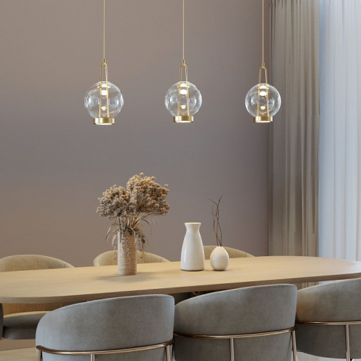 Подвесной светильник Eurosvet Frasco 50267/1 LED латунь