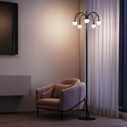 Торшер Eurosvet Ragno 90194 черный