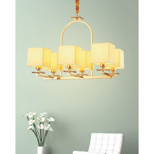 Подвесная люстра LUMINA DECO Liniano LDP 17100-6 GD