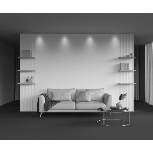 Встраиваемый светильник Maytoni Round DL058-7W2.7K-TRS-B