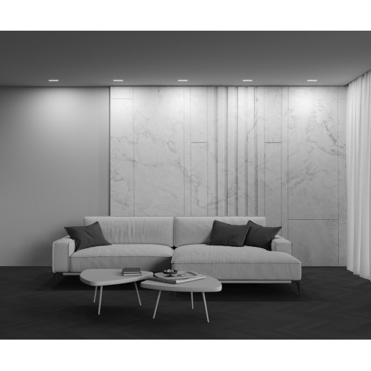 Встраиваемый светильник Maytoni Basis DL066-12W3-6K-TRS-W