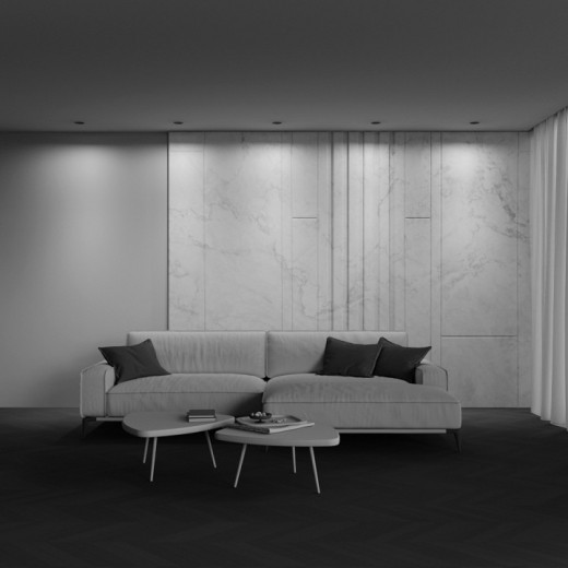 Встраиваемый светильник Maytoni Parete DL100-12W2.7-3-4K-RD-B