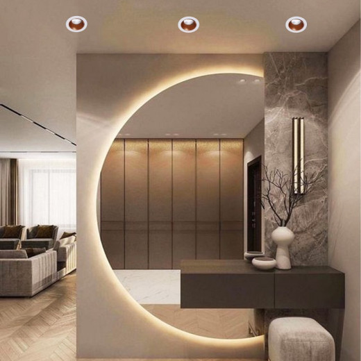 Встраиваемый светильник 16085 16085-9.0-001PT MR16 WT+ROSE GD