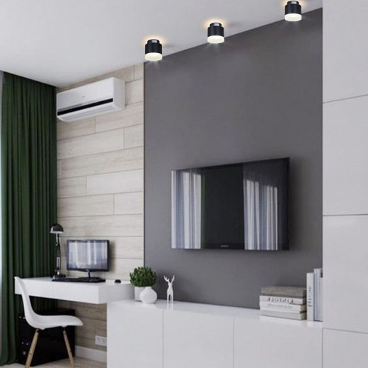 Накладной светильник Reluce Technical 53004 53004-9.5-001IL GX53+LED3W BK