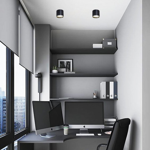 Накладной светильник Reluce Technical 53007 53007-9.5-001LD GX53 BK