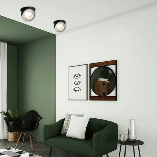 Встраиваемый светильник 84090 84090-9.0-001QR COB8W BK