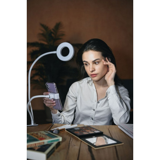 Настольная лампа кольцевая Uniel Backstage UL-00006867