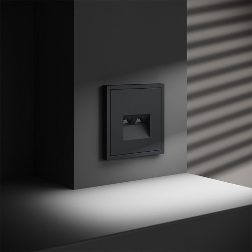 Розетка двойная Ethernet RJ-45 без рамки Voltum S70 VLS060207