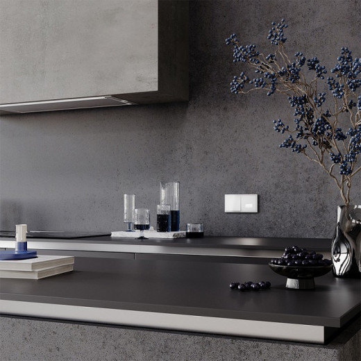 Заглушка для поста с подсветкой, без рамки Voltum S70 VLS070601