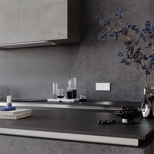 Заглушка для поста с подсветкой, без рамки Voltum S70 VLS070602