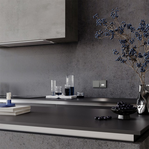 Заглушка для поста с подсветкой, без рамки Voltum S70 VLS070606