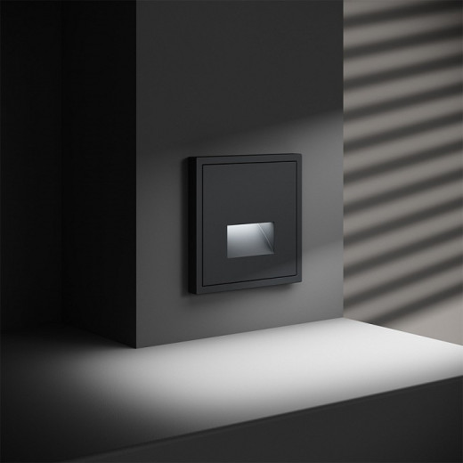 Заглушка для поста с подсветкой, без рамки Voltum S70 VLS070607