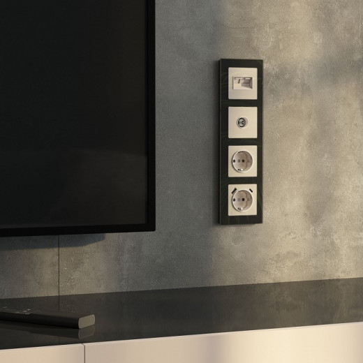 ТВ-розетка без рамки Werkel айвори акрил W1183043