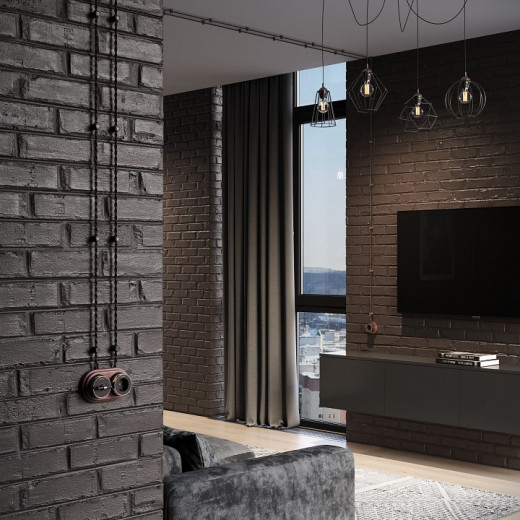 Изолятор керамический Werkel Vintage (мокко матовый) W6433414