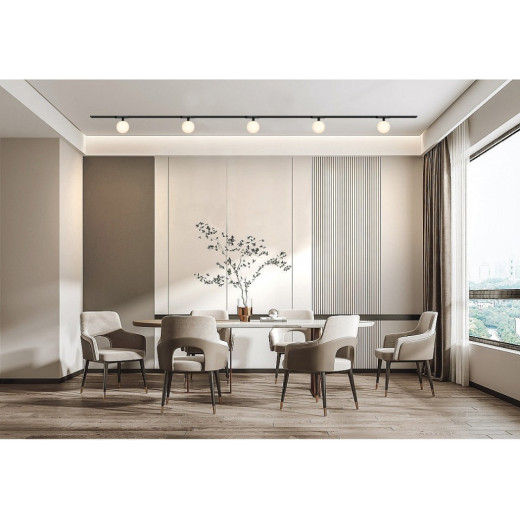 Светильник на штанге iLedex Technical VISION48/25 4825-046-D120-6W-340DG-3000K-BK