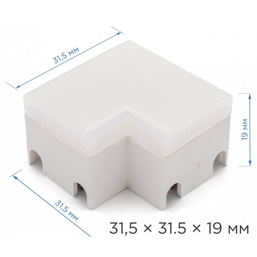 Соединитель угловой L-образный для модульных светильников Apeyron Electrics  09-30