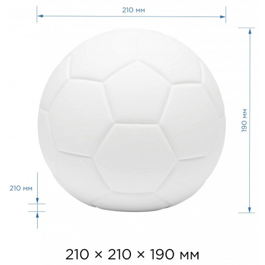 Настольная лампа декоративная Apeyron Electrics Футбольный мяч 12-086