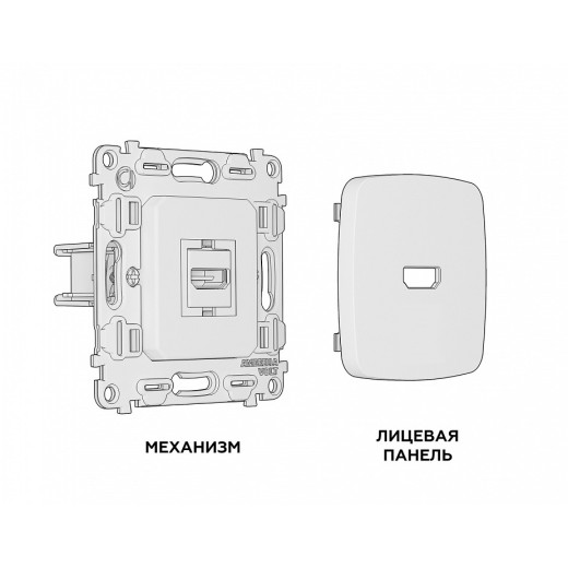 Розетка HDMI без рамки Ambrella Volt Quant MO334010