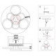 Потолочная люстра Ambrella Light FA FA3844