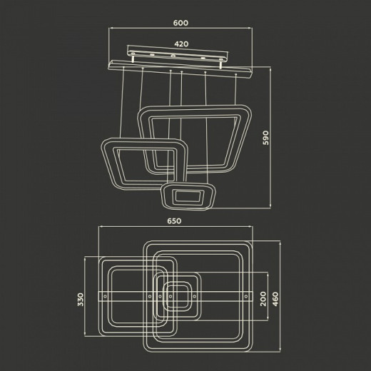 Подвесной светильник Ambrella Light FA FA4329