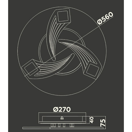 Потолочная люстра Ambrella Light FA FA4477